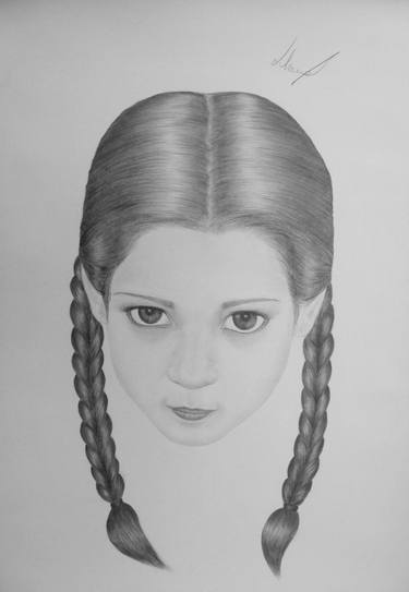 Print of Portrait Drawings by Liliana Cardoso
