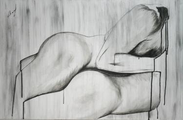Original Nude Painting by Liliana Cardoso