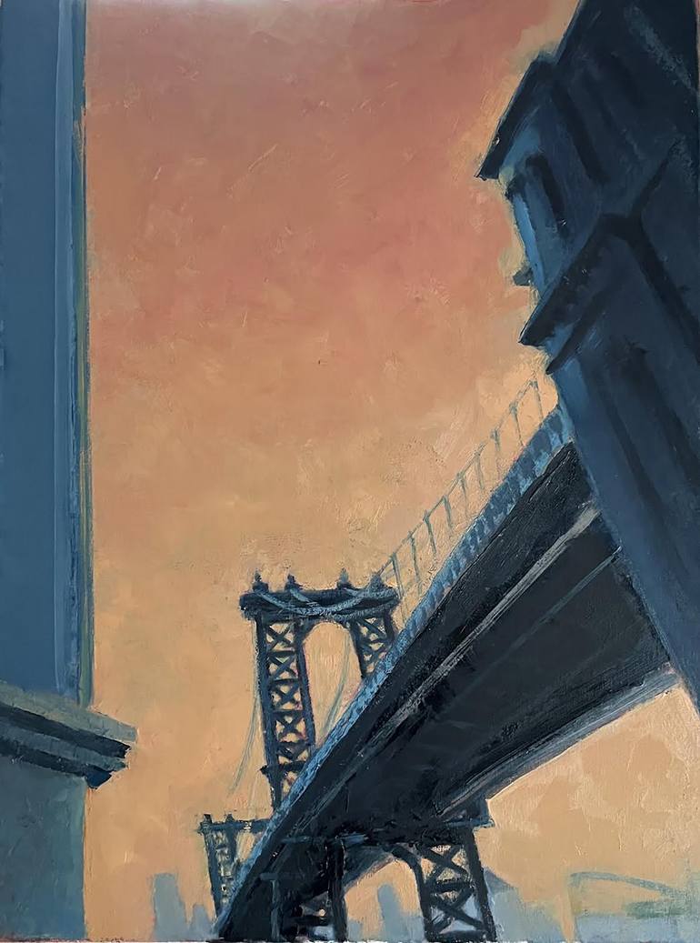 Original Expressionism Architecture Paintings by Chris Kunze