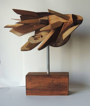 Original Abstract Expressionism Time Sculpture by chris kunze