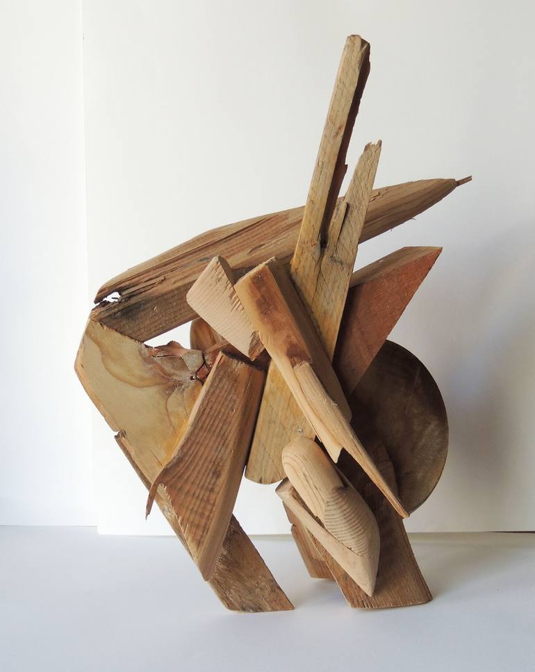 Original Abstract Expressionism Time Sculpture by Chris Kunze