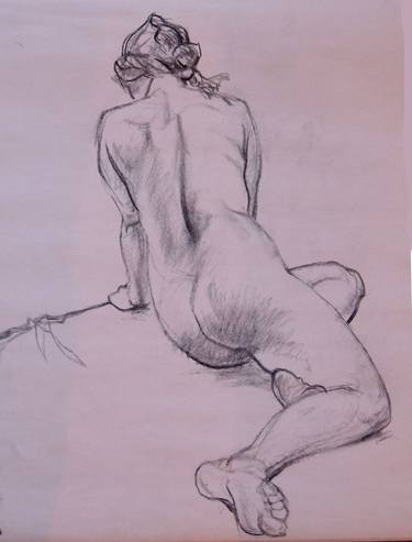 Original Figurative Nude Drawings by chris kunze