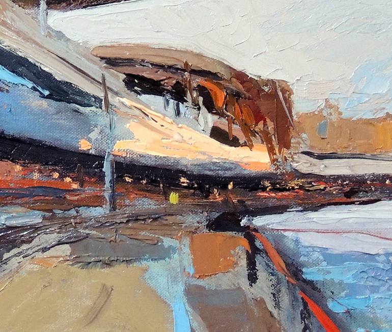 Original Expressionism Cities Painting by Chris Kunze