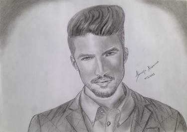 Original Fine Art Celebrity Drawing by Adamantia Konteli