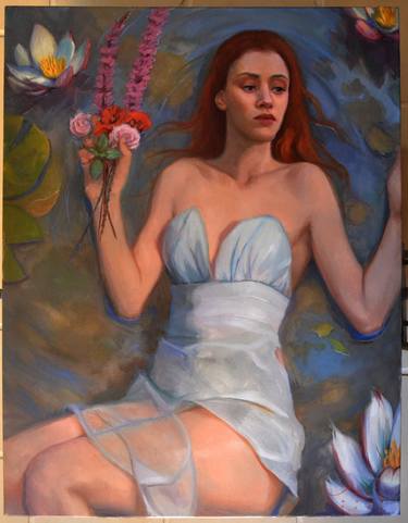 Original Figurative Women Paintings by Luca Cauchi