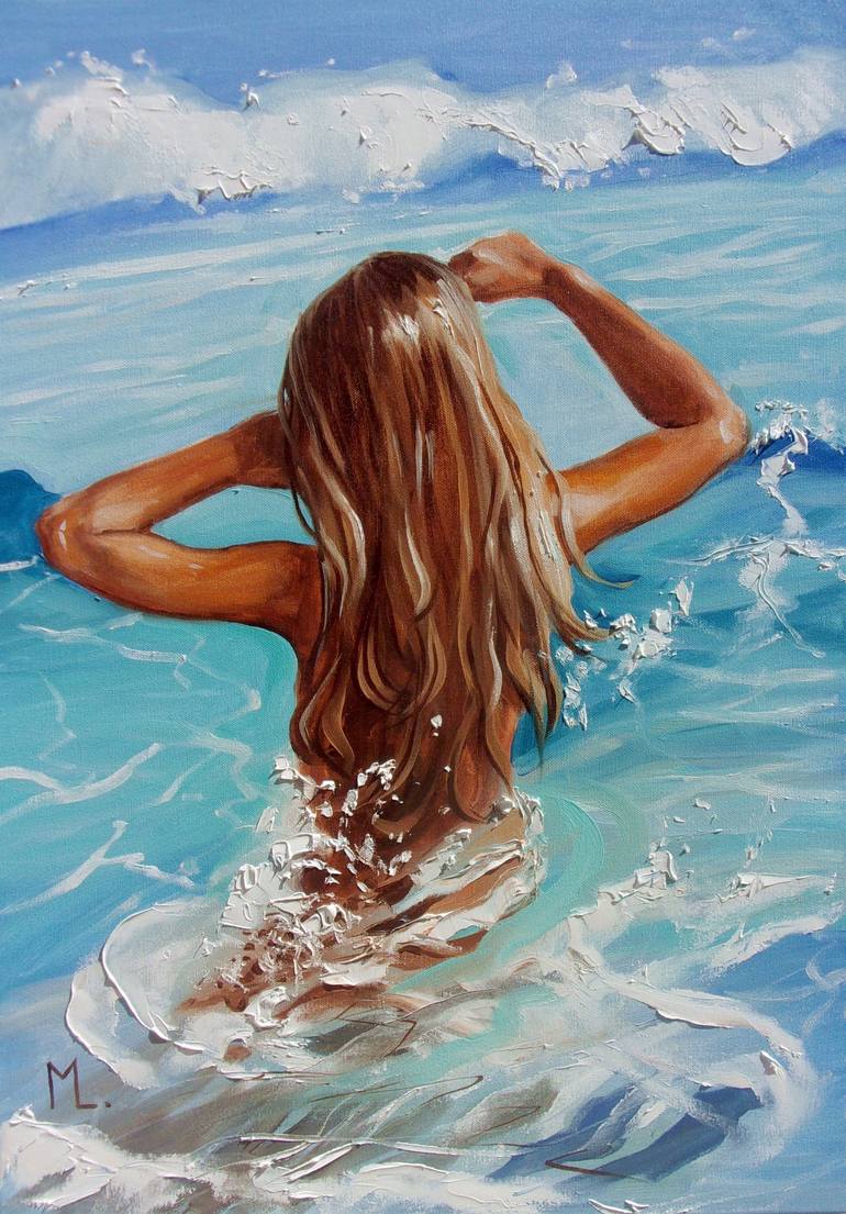 Original  Painting by monika luniak