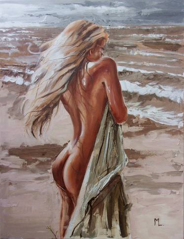 Original Beach Paintings by Monika Luniak