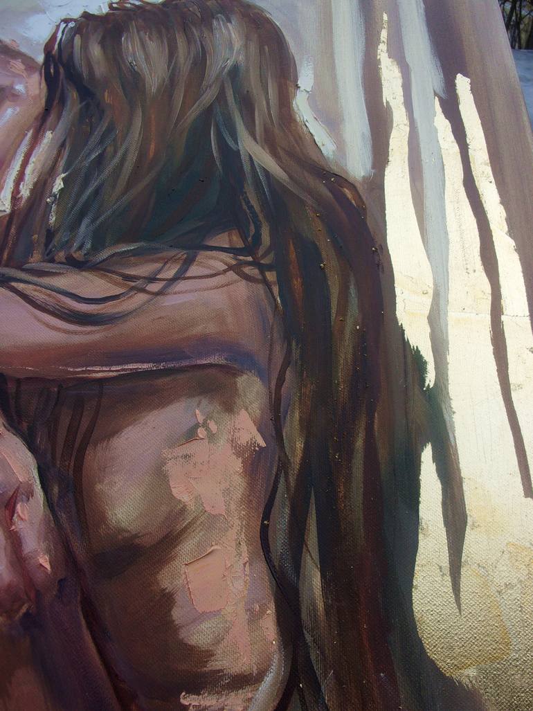 Original Contemporary People Painting by Monika Luniak