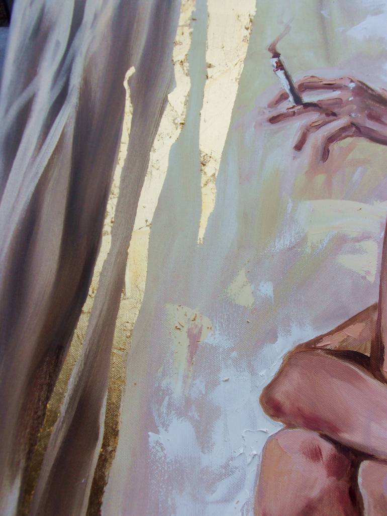 Original Contemporary People Painting by Monika Luniak