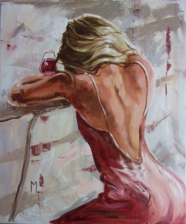 Original Contemporary Women Painting by Monika Luniak