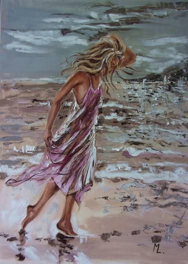 Print of Beach Paintings by Monika Luniak