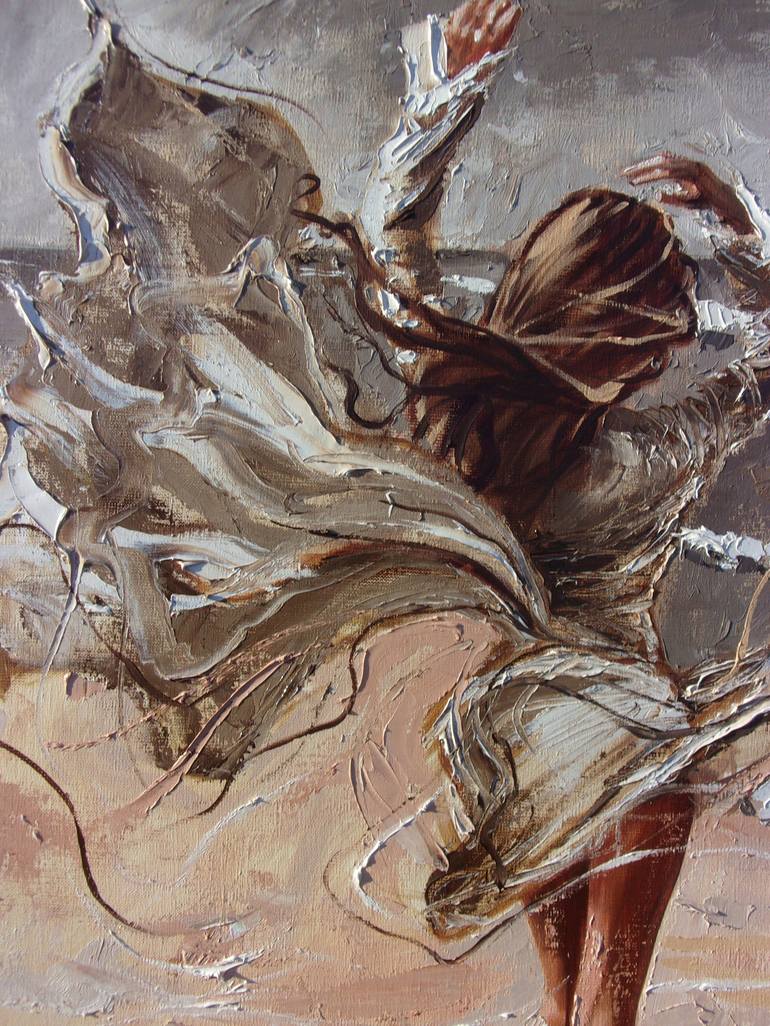 Original Expressionism Body Painting by Monika Luniak