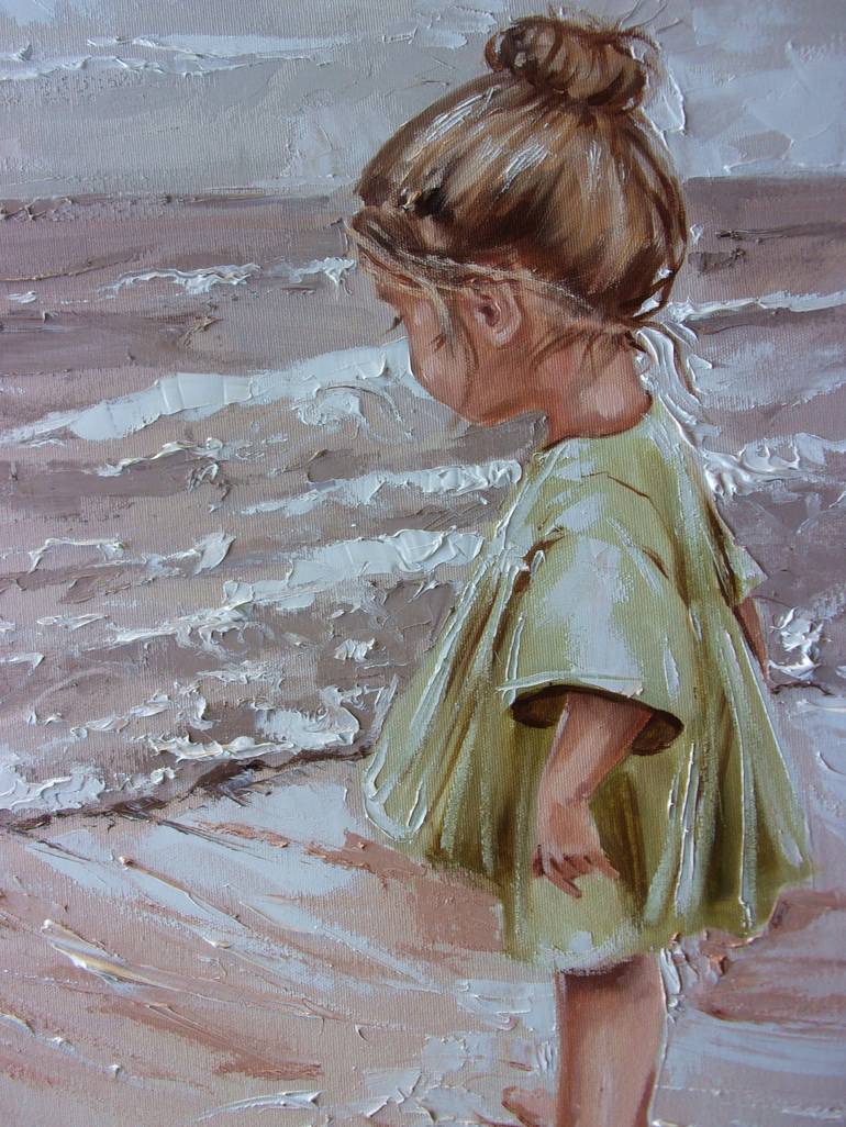 Original Children Painting by Monika Luniak
