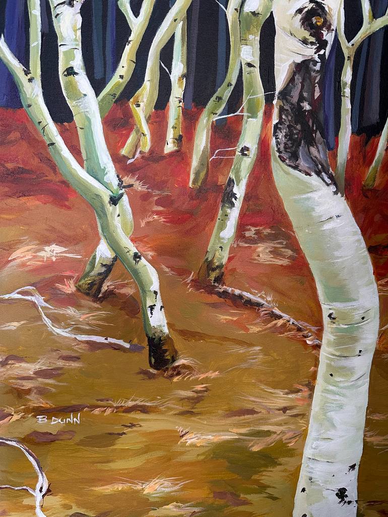 Original Abstract Expressionism Landscape Painting by Brad Dunn