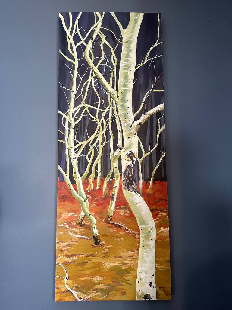 Original Abstract Expressionism Landscape Painting by Brad Dunn