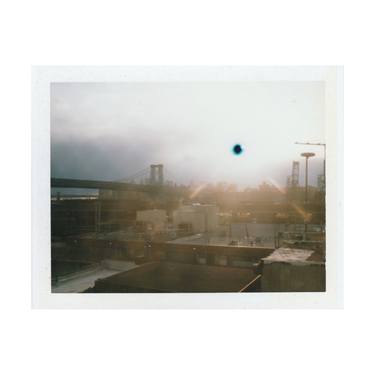 Sky Studies NYC #24 / Original Photograph / Vintage Polaroid / One of a Kind - Limited Edition of 1 thumb