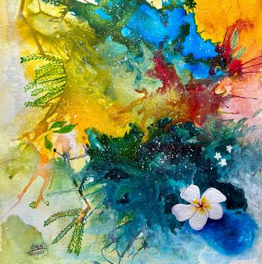 Print of Floral Paintings by Aarti Bartake