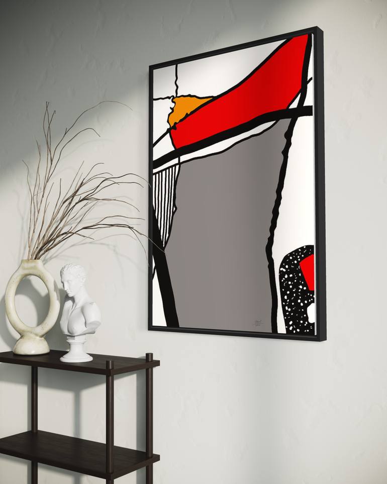 Original Abstract Expressionism Abstract Digital by Aarti Bartake