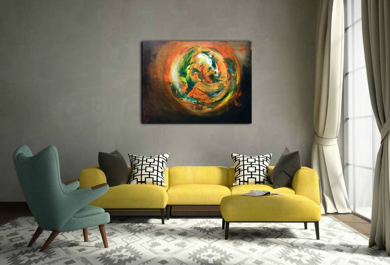 Original Abstract Expressionism Abstract Painting by Aarti Bartake