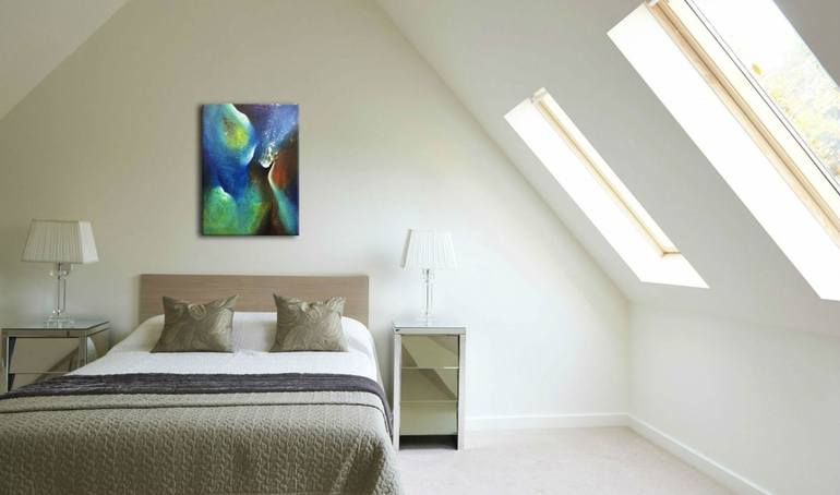 Original Abstract Expressionism Abstract Painting by Aarti Bartake