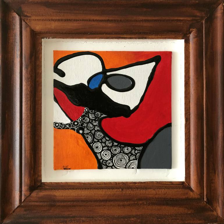 Original Abstract Expressionism Abstract Painting by Aarti Bartake