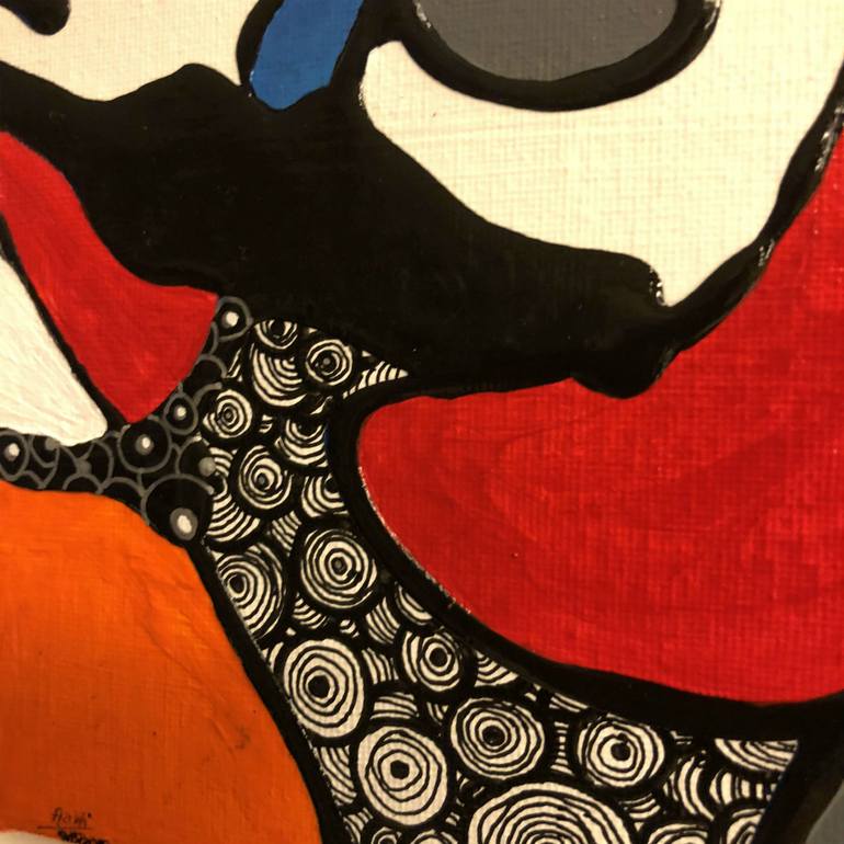 Original Abstract Expressionism Abstract Painting by Aarti Bartake