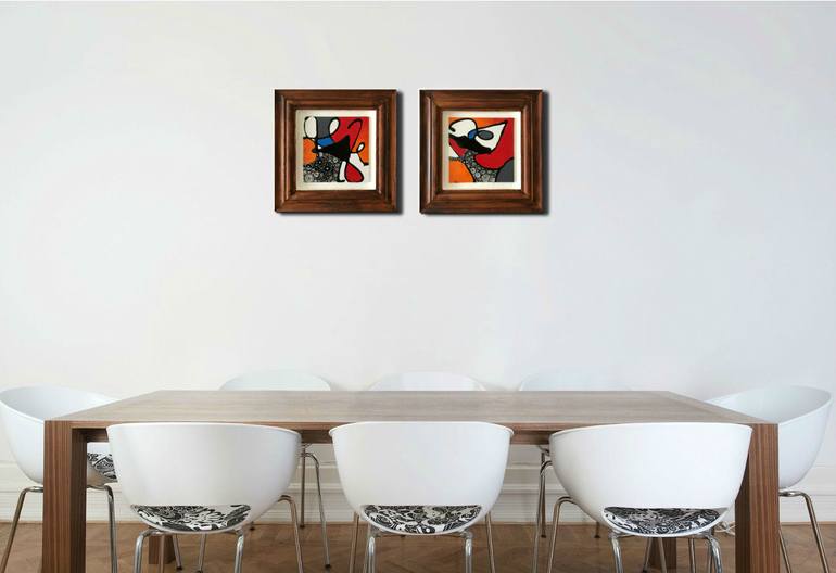 Original Abstract Expressionism Abstract Painting by Aarti Bartake