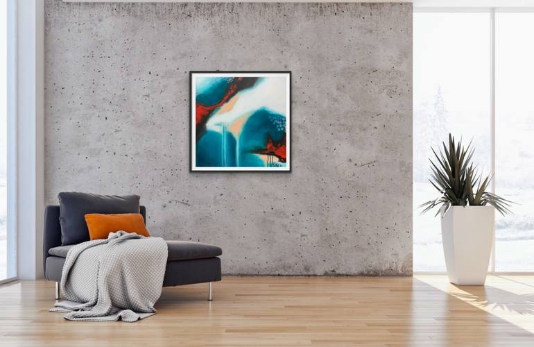 Original Art Deco Abstract Painting by Aarti Bartake