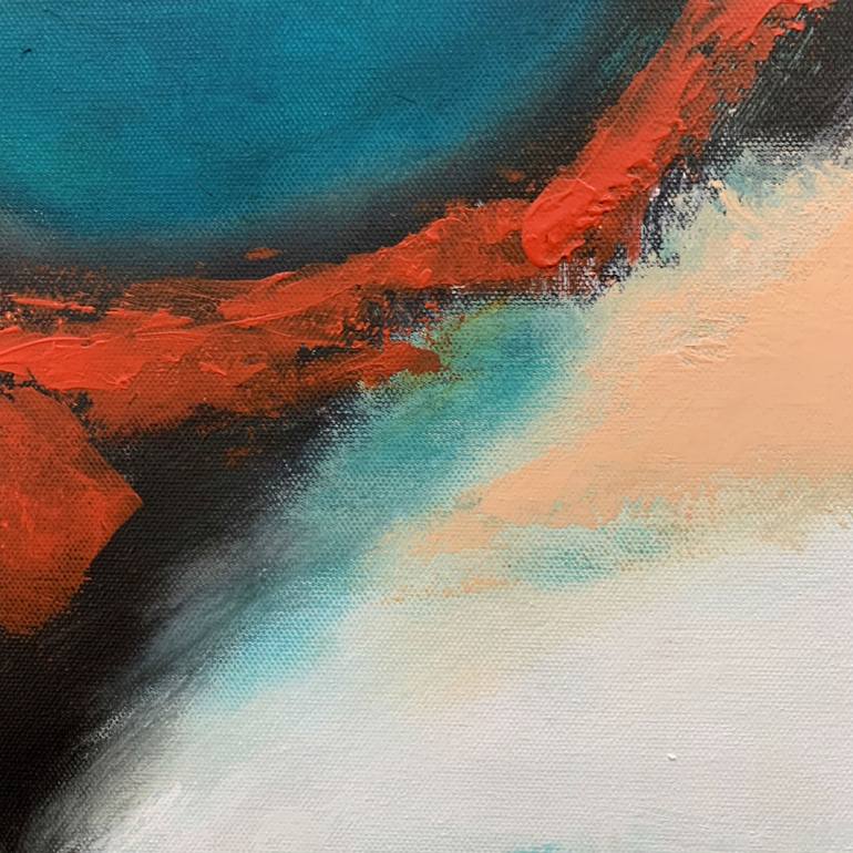 Original Art Deco Abstract Painting by Aarti Bartake