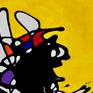 Harlequin - Fall in Circle - Yellow detail 