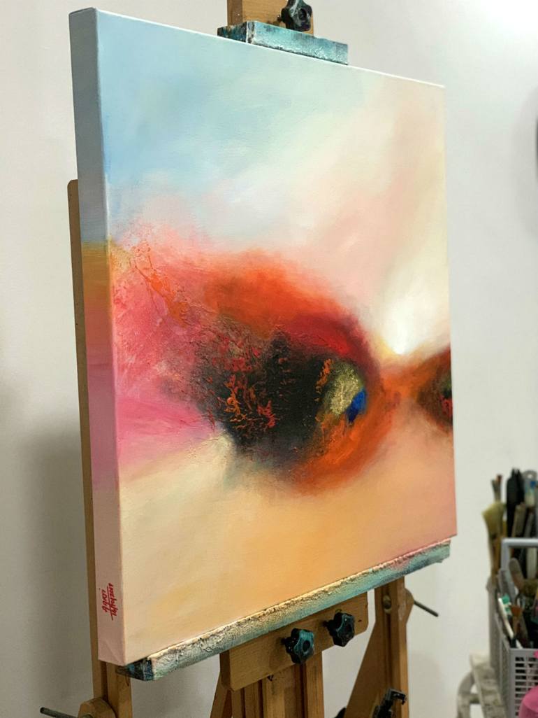 Original Abstract Expressionism Abstract Painting by Aarti Bartake
