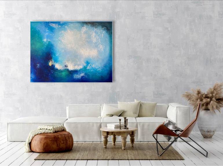 Original Abstract Expressionism Abstract Painting by Aarti Bartake