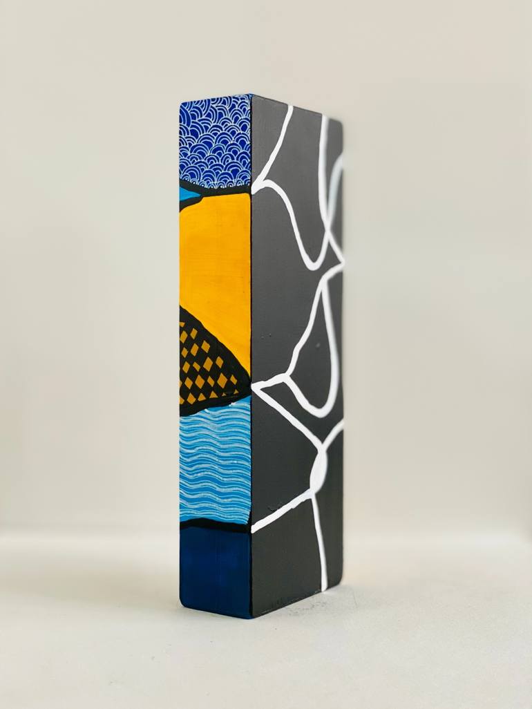 Original Art Deco Abstract Sculpture by Aarti Bartake