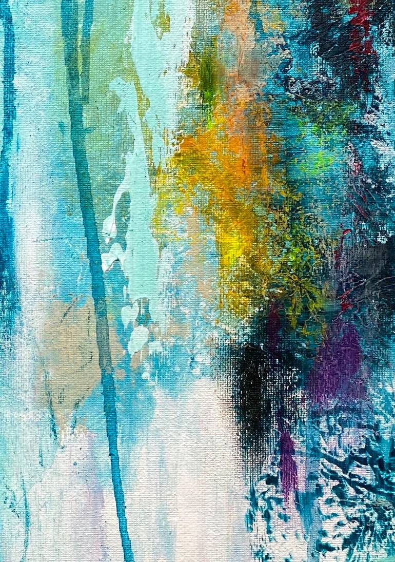 Original Abstract Expressionism Abstract Painting by Aarti Bartake