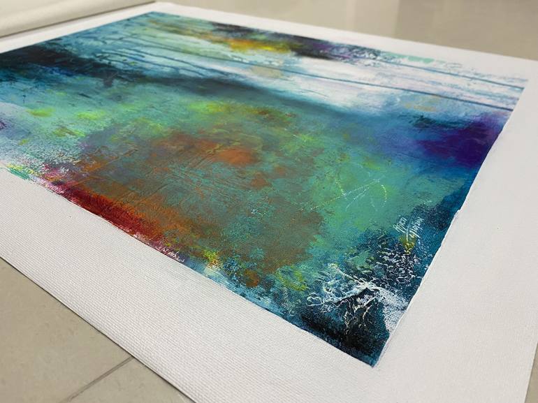 Original Abstract Expressionism Abstract Painting by Aarti Bartake