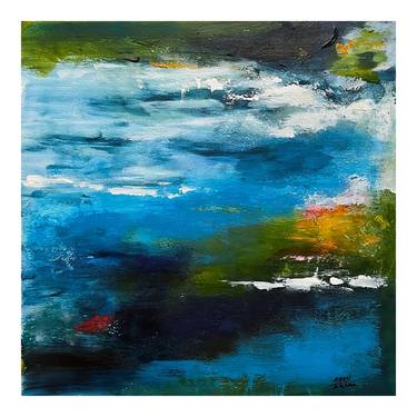 Original Abstract Seascape Paintings by Aarti Bartake