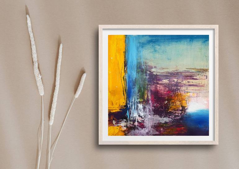 Original Abstract Expressionism Abstract Painting by Aarti Bartake