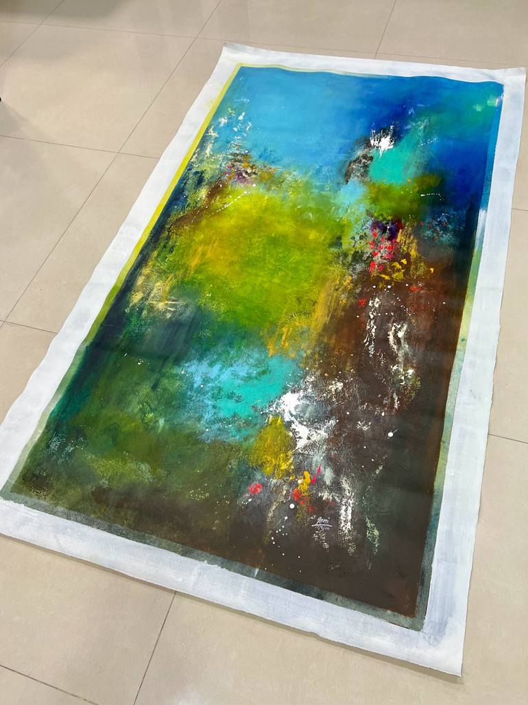 Original Abstract Nature Painting by Aarti Bartake
