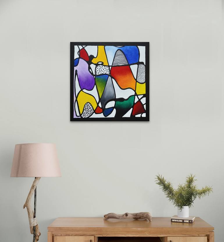 Original Abstract Expressionism Abstract Painting by Aarti Bartake