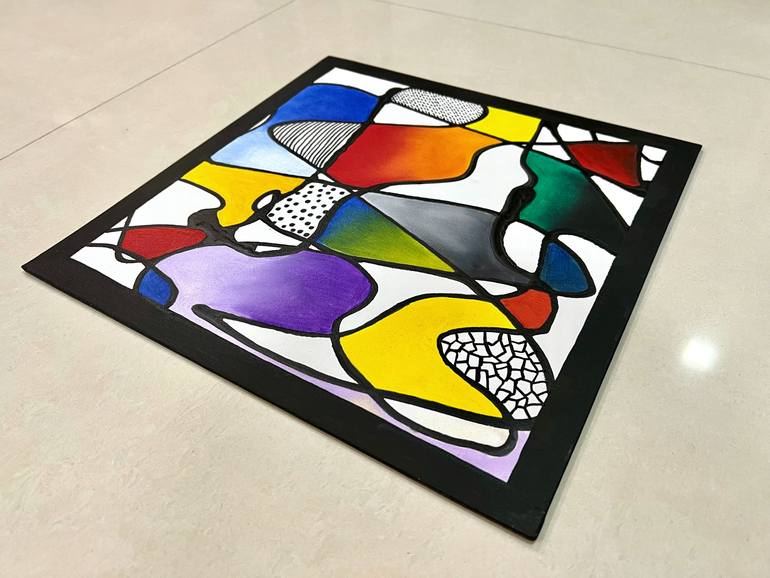 Original Abstract Expressionism Abstract Painting by Aarti Bartake