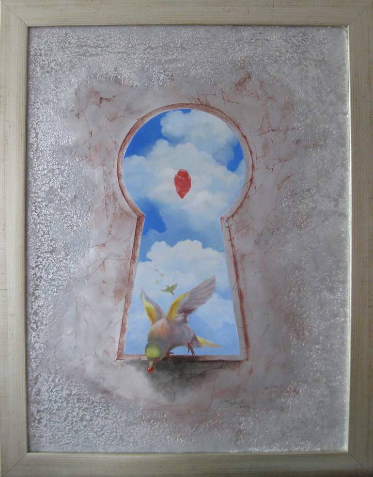 Original Conceptual Animal Painting by Oleksandr Serdiuk
