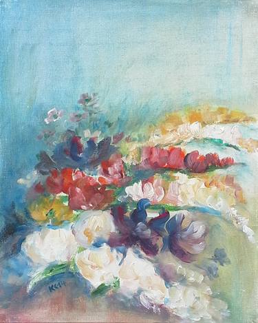 Original Fine Art Floral Paintings by Kristin Braks