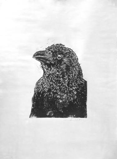 Original Figurative Animal Printmaking by David Eger