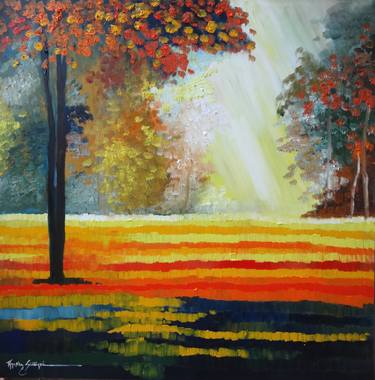 Original Landscape Painting by Samee Asif