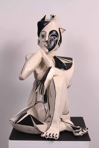 Original Cubism Body Sculpture by Annick Ibsen