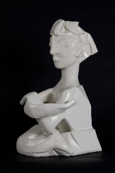 Original Cubism Body Sculpture by Annick Ibsen