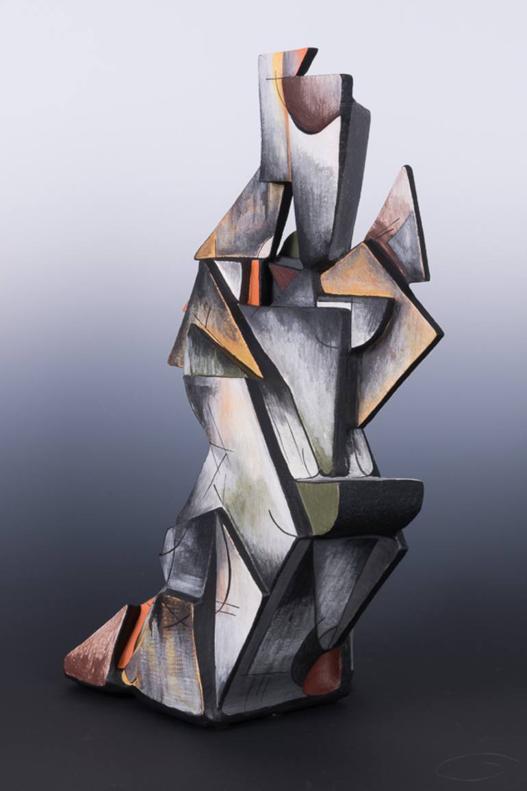Original Cubism Body Sculpture by Annick Ibsen