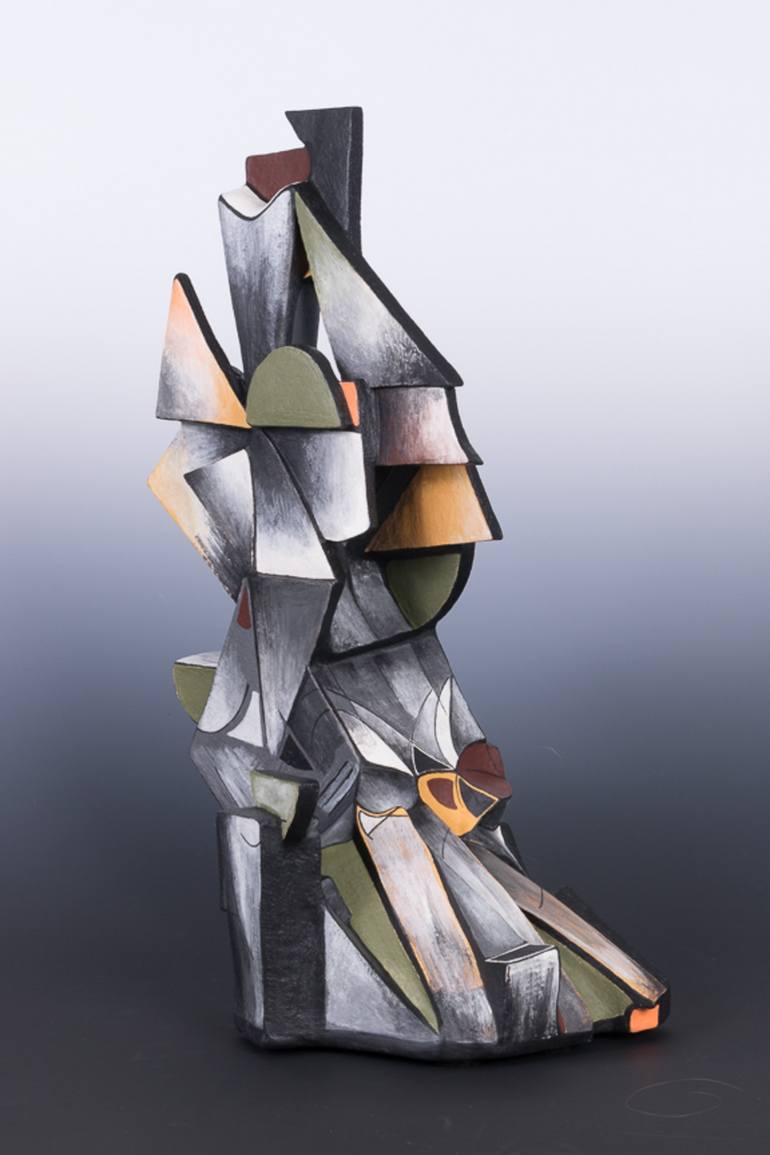 Original Cubism Body Sculpture by Annick Ibsen