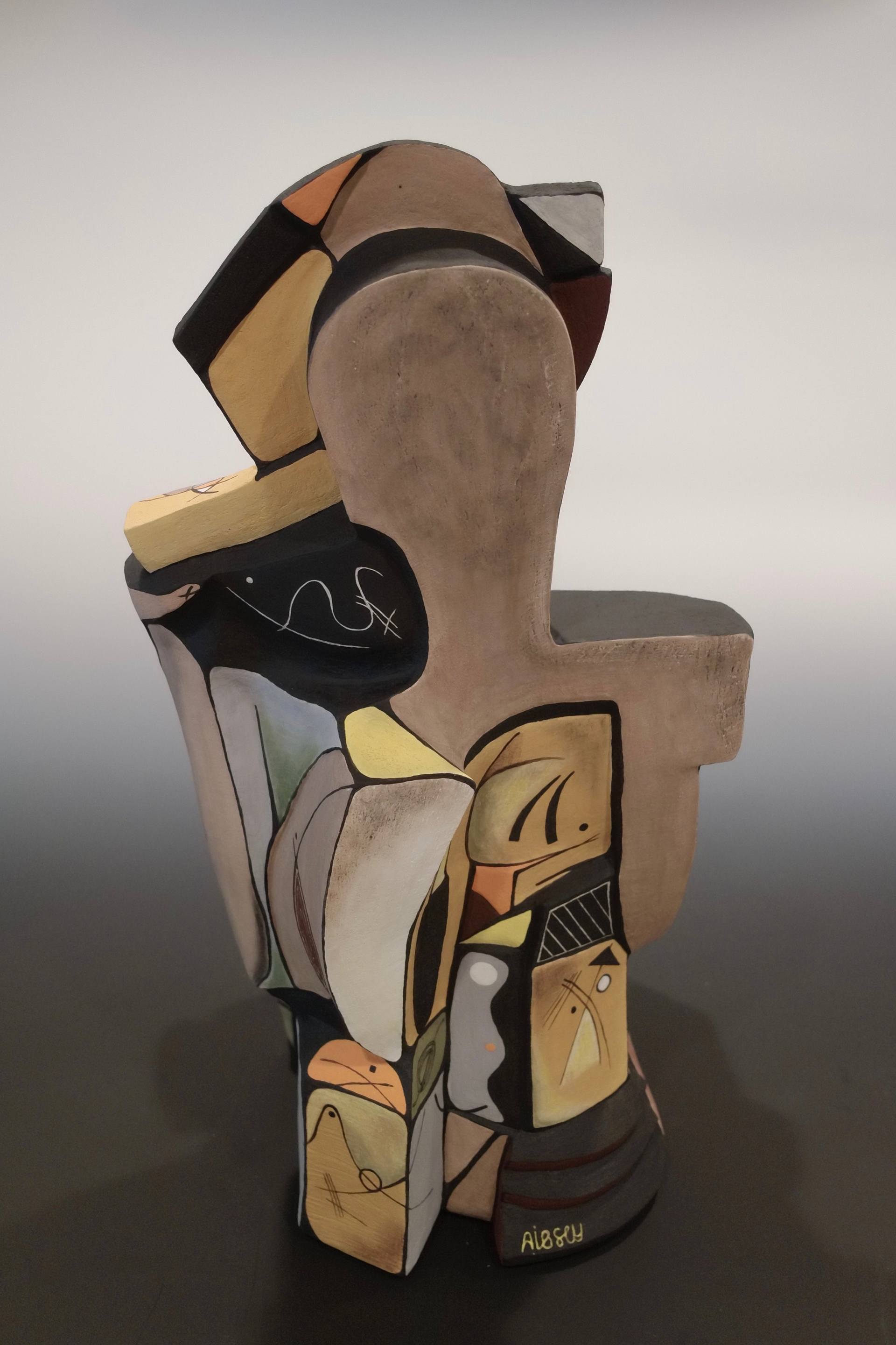 Jazz: The Saxophone Player Sculpture by Annick Ibsen | Saatchi Art