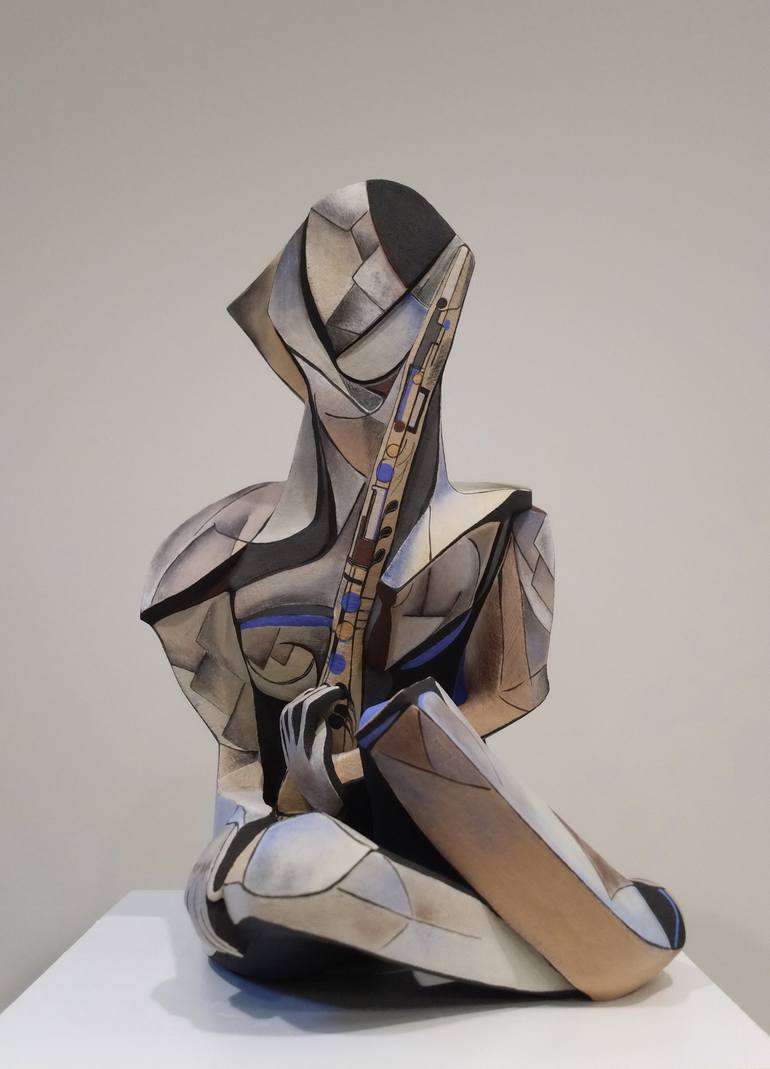 Original Abstract Sculpture by Annick Ibsen